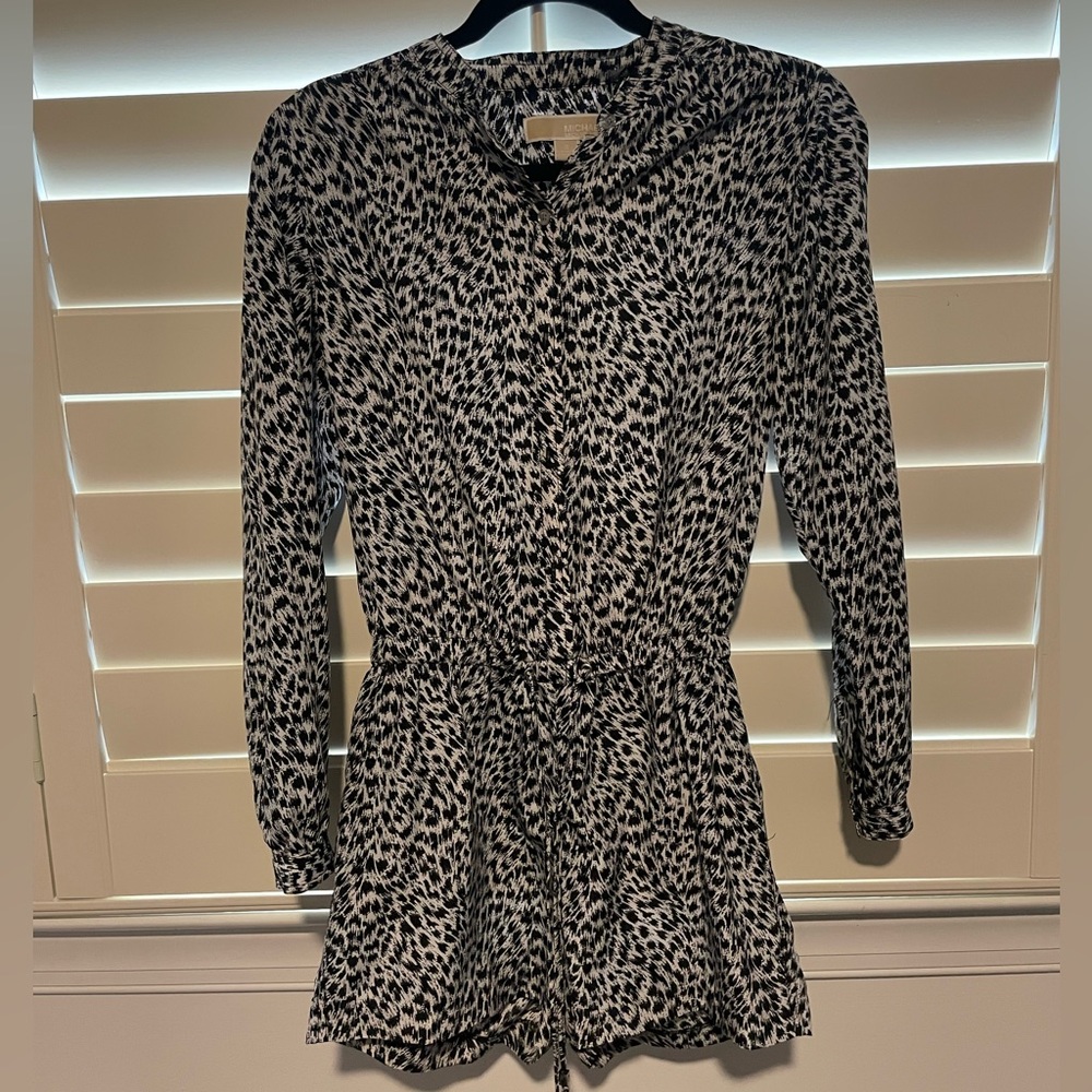 Leopard print Michael Kors romper